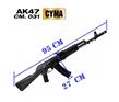 RIFLE CYMA REPLICA FUSIL AK74 ELECTRICO