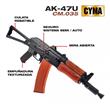 RIFLE CYMA REPLICA SUBFUSIL AK47 ELECTRICO