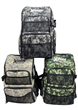 MOCHILA DOBLE PISO INDEPENDIENTE CAMUFLADA - COLOR GRIS