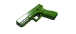 PISTOLA GLOCK VIGOR FULL METAL VERDE