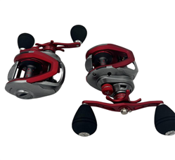 REEL DE PESCA MALACATE ROJO -IZQUIERDO-