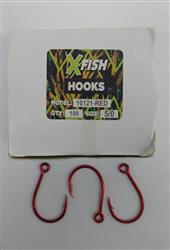 ANZUELO MUSTAD KAIJU ROJO EN CAJA XFISH