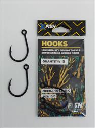 ANZUELO MUSTAD KAIJU NEGRO EN BOLSA XFISH